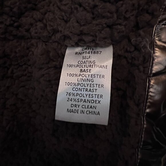 TCEC Faux Sherpa-lined Metallic Puffer Jacket - NWT - Picture 9 of 9